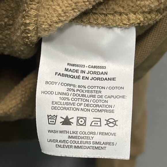 Vintage Y2K Nike Side Swoosh Hoodie Brown Size Large - Picture 4 of 6